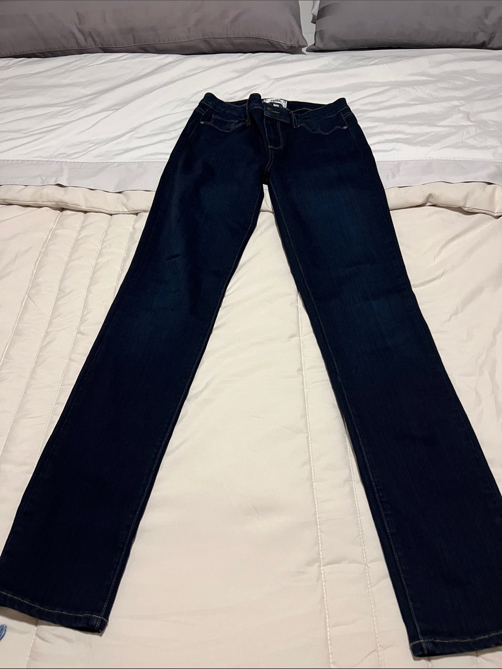 PAIGE Women's Dark Blue Bootcut Jeans